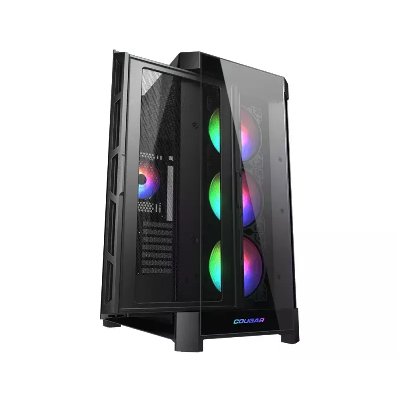 PC-kotelo COUGAR Gaming CGR-5AD1B-RGB Midi Tower musta