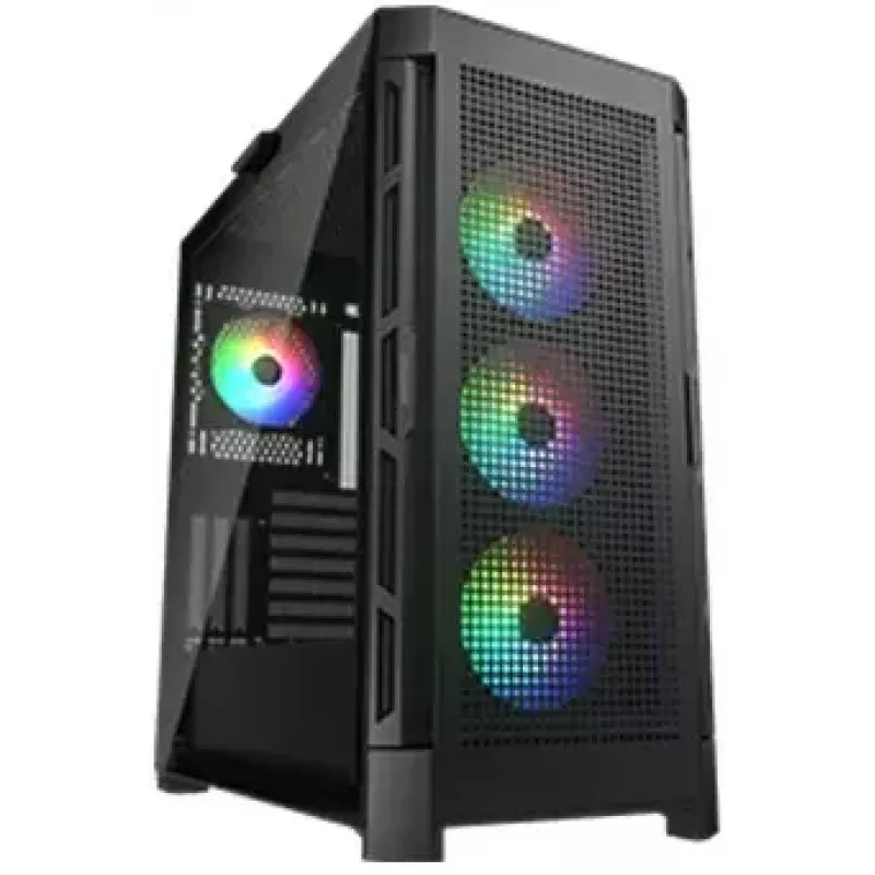 PC-kotelo COUGAR Gaming CGR-5AD1B-RGB Midi Tower musta