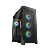 PC-kotelo COUGAR Gaming CGR-5AD1B-RGB Midi Tower musta