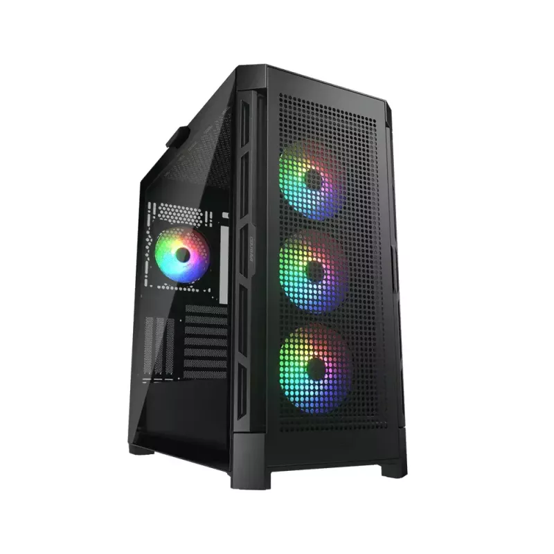 PC-kotelo COUGAR Gaming CGR-5AD1B-RGB Midi Tower musta