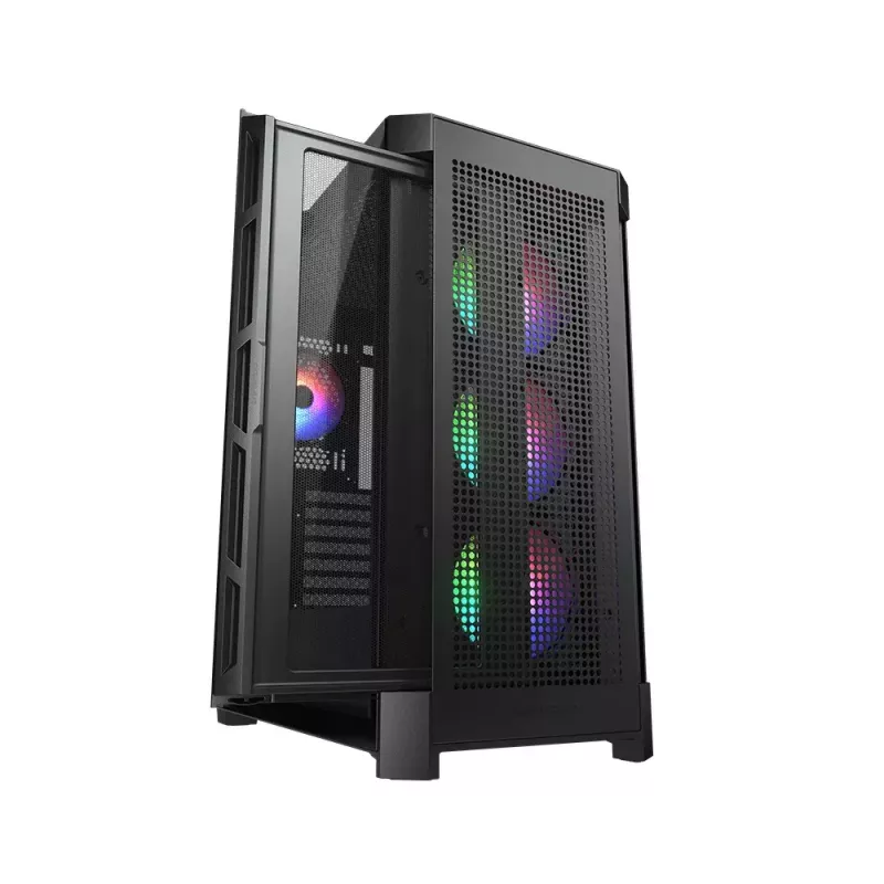 PC-kotelo COUGAR Gaming CGR-5AD1B-RGB Midi Tower musta