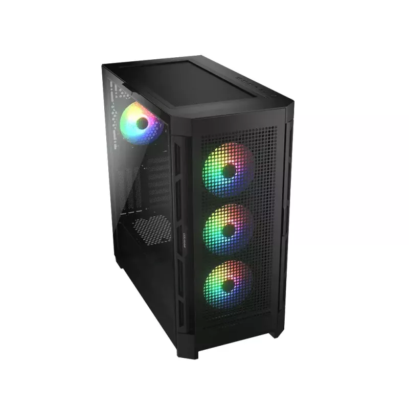 PC-kotelo COUGAR Gaming CGR-5AD1B-RGB Midi Tower musta