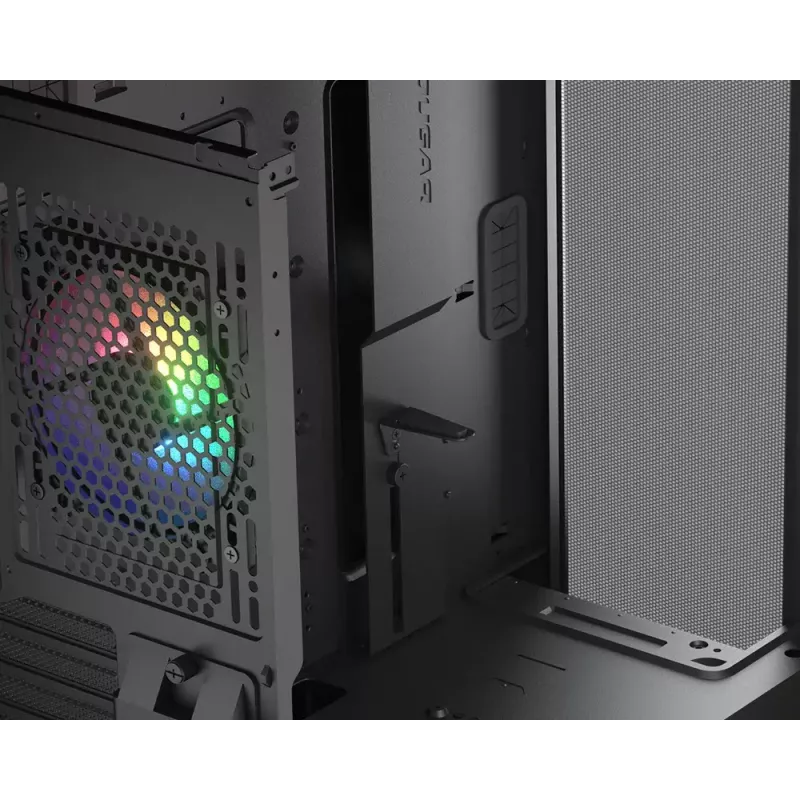 PC-kotelo COUGAR Gaming CGR-5AD1B-RGB Midi Tower musta