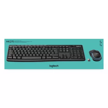 LOGITECH Wireless Desktop Mk270 - Azerty belgialainen