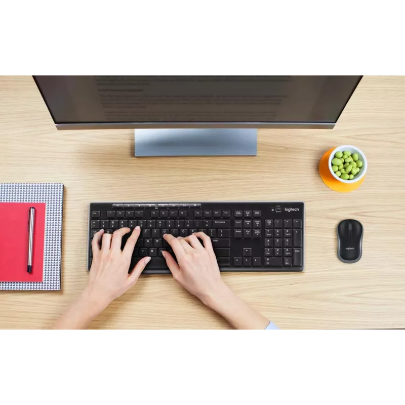LOGITECH Wireless Desktop Mk270 - Azerty belgialainen