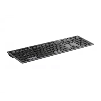 HP 725 Multi-Device ladattava langaton näppäimistö, täysikokoinen (100%), langaton, RF Wireless + Bluetooth, musta