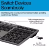 HP 725 Multi-Device ladattava langaton näppäimistö, täysikokoinen (100%), langaton, RF Wireless + Bluetooth, musta