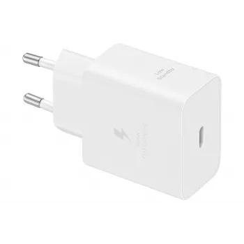 Laturi Samsung EP-T4511 yleislaturi valkoinen 45 W USB-C PD 3.0 Super Fast Charging 2.0 sisäkäyttöön