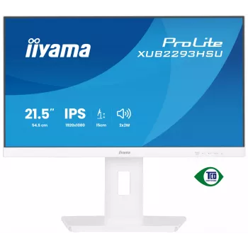 iiyama ProLite XUB2293HSU-W7 tietokonenäyttö 54,6 cm (21,5 tuuman) 1920 x 1080 pikseliä Full HD LED valkoinen