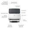 HP Scanjet Pro 3000 s4 arkinsyöttöskanneri 600 x 600 DPI A4 musta, valkoinen