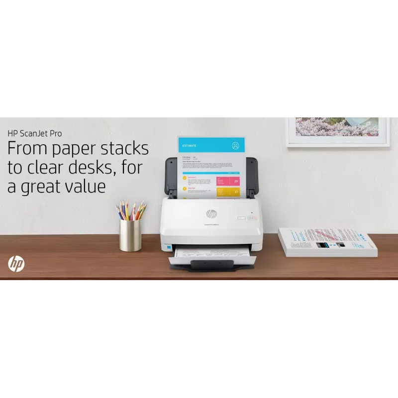 HP Scanjet Pro 3000 s4 arkinsyöttöskanneri 600 x 600 DPI A4 musta, valkoinen