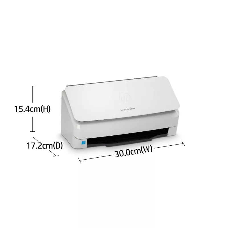 HP Scanjet Pro 3000 s4 arkinsyöttöskanneri 600 x 600 DPI A4 musta, valkoinen