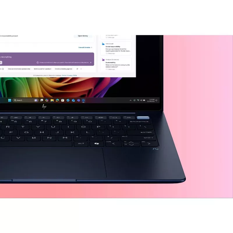 HP EliteBook Ultra G1i Next Gen AI PC Wolf Pro Security Edition Copilot+ PC Intel Core Ultra 7 258V kannettava 35,6 cm (14 tuuman) kosketusnäyttö 2.8K 32 GB LPDDR5x-SDRAM Wi-Fi 7 (802.11be) Windows 11 Pro sininen