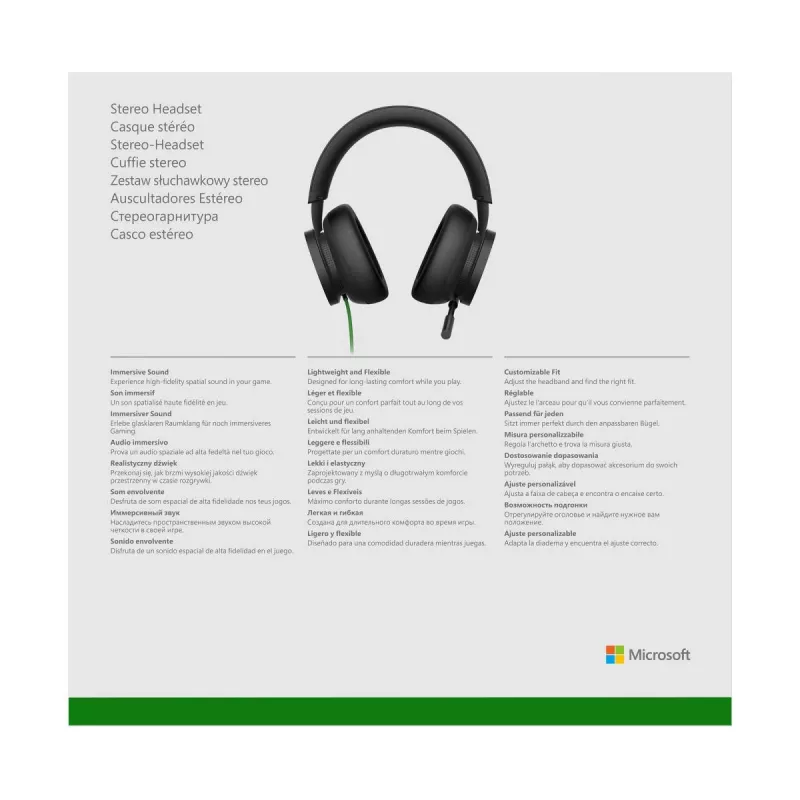 MICROSOFT Xbox E Headset - stereo - 3,5mm