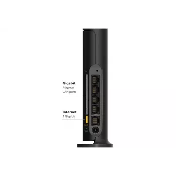 NETGEAR 4-Stream AX1800 WLAN-reititin Gigabit-Ethernet Dual-Band (2,4 GHz / 5 GHz) musta