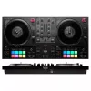 Hercules INPULSE T7 musta DJ-kontrolleri – 3,5 mm/6,35 mm kuulokkeet, USB-kaapeli, 652×350×90 mm