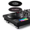 Hercules INPULSE T7 musta DJ-kontrolleri – 3,5 mm/6,35 mm kuulokkeet, USB-kaapeli, 652×350×90 mm