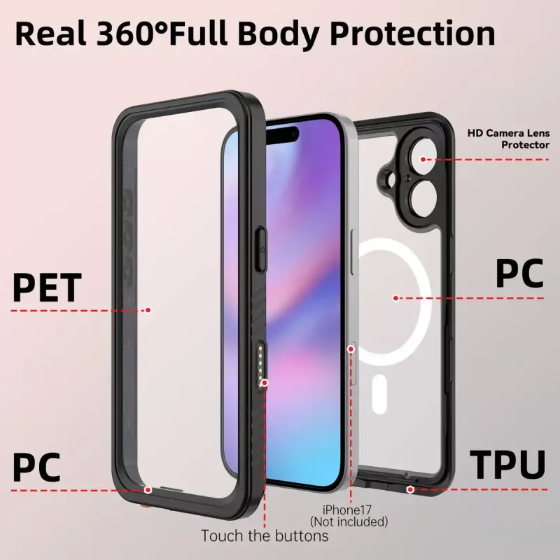Suojakotelo 4smarts iPhone 17 16 cm (6,3