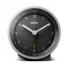 Braun BC07SB-DCF kvartsikello musta, hopea