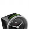 Braun BC07SB-DCF kvartsikello musta, hopea