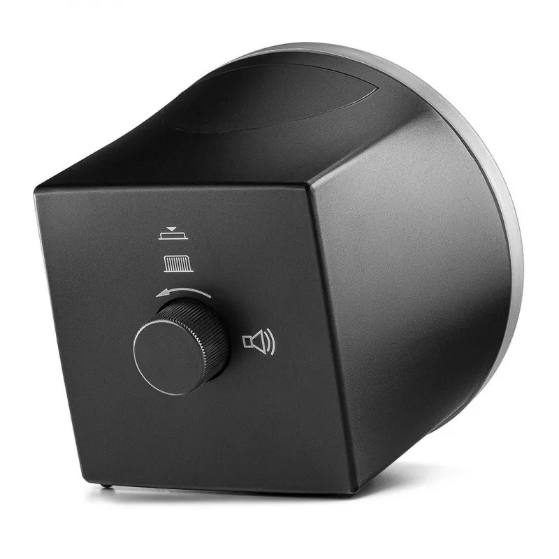 Braun BC07SB-DCF kvartsikello musta, hopea