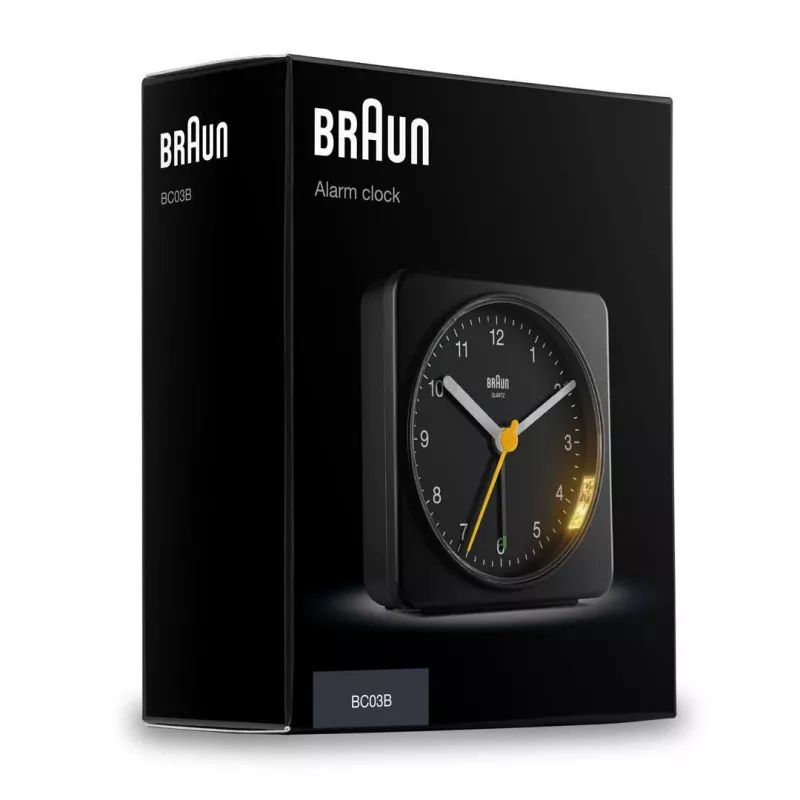 Braun BC03B kvartsikello musta