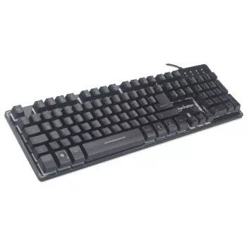 USB-näppäimistö Manhattan Gaming Metal Base Edition
