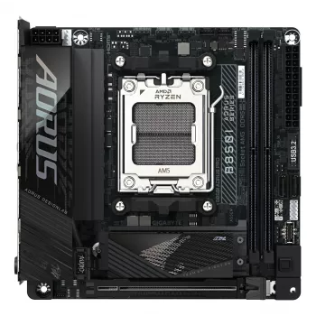 GIGABYTE B850I AORUS PRO emolevy - AMD Ryzen 9000 -sarjan prosessorit, 8+2+1 vaiheinen digitaalinen VRM, jopa 8400MHz DDR5 (OC), 1xPCIe 5.0 + 1xPCIe 4.0 M.2, 2.5LAN, WIFI 7, USB 3.2 Gen 2