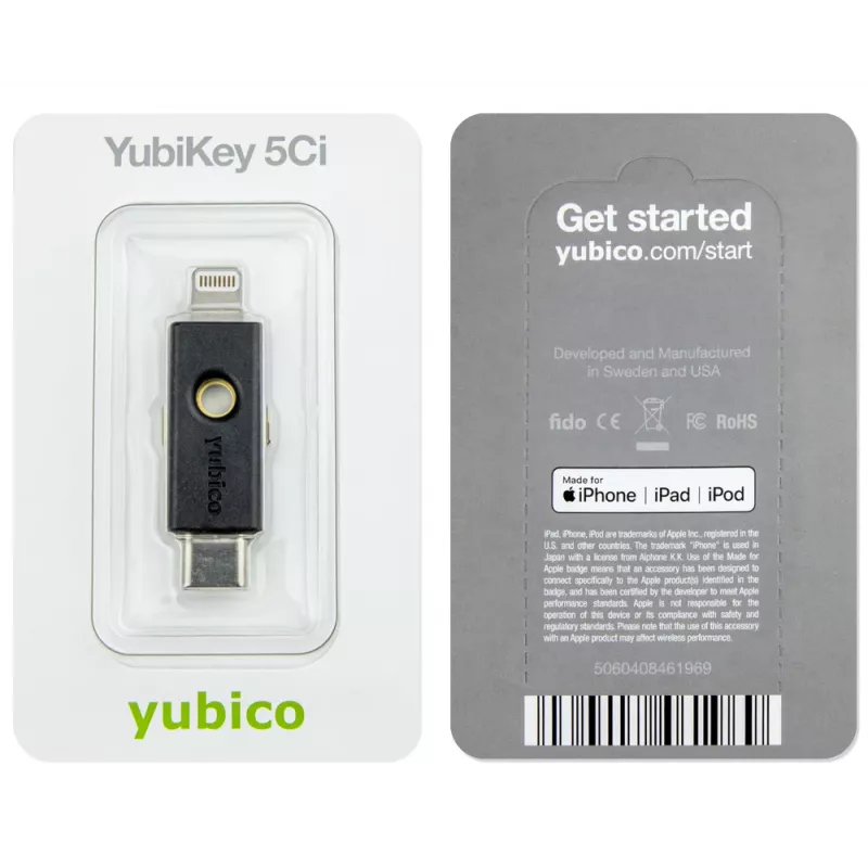 Suojausavain Yubico YubiKey 5Ci