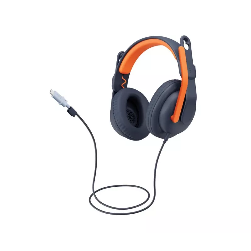 LOGITECH Zone Learn - USB-C - kuulokemikrofoni - On Ear - Classic Blue