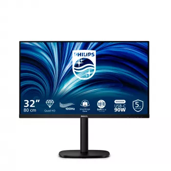 Philips 32B2U3601/00 tietokonenäyttö 80 cm (31,5 tuuman) 2560 x 1440 pikseliä Quad HD LCD musta