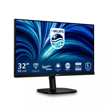 Philips 32B2U3601/00 tietokonenäyttö 80 cm (31,5 tuuman) 2560 x 1440 pikseliä Quad HD LCD musta
