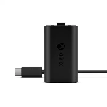 Microsoft Xbox Play & Charge Kit (SXW-00002) ladattava akku USB-C-kaapelilla, musta