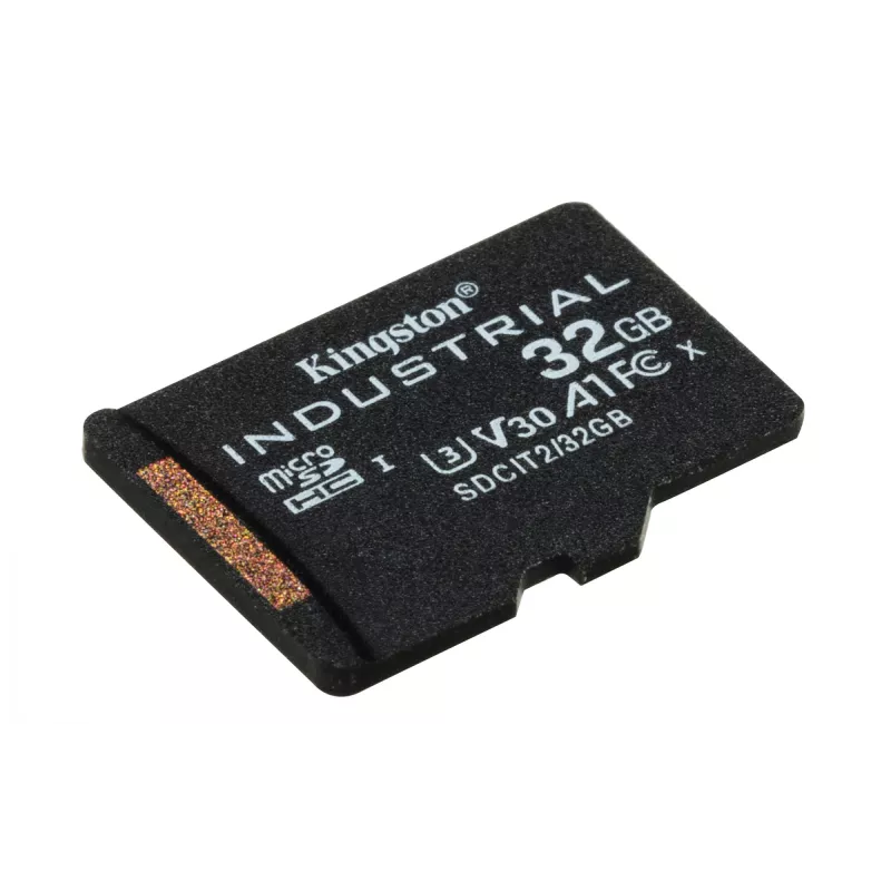 Kingston Technology 32GB microSDHC Industrial C10 A1 pSLC -kortti yksittäispakkaus ilman adapteria