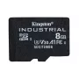 Kingston Technology 8GB microSDHC Industrial C10 A1 pSLC -kortti yksittäispakkaus ilman adapteria