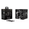 be quiet! Pure Wings 3 140mm | PWM Triple Pack tietokonekotelon tuuletin 14 cm musta 3 kpl