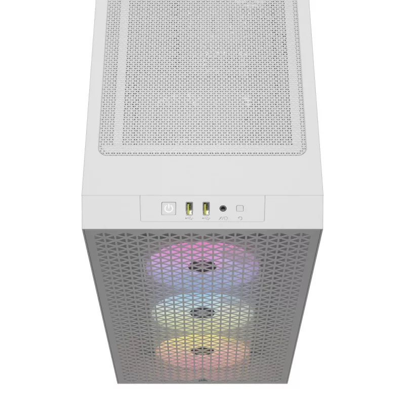 CORSAIR Mid-Tower PC-kotelo - 3000d RGB Airflow - valkoinen