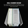 CORSAIR PC-kotelo – 2500X Mid-Tower Dual Chamber PC-kotelo – valkoinen