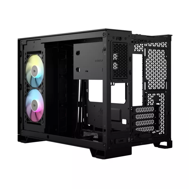 CORSAIR PC-kotelo - iCUE Link 2500X RGB Micro ATX Dual Chamber musta