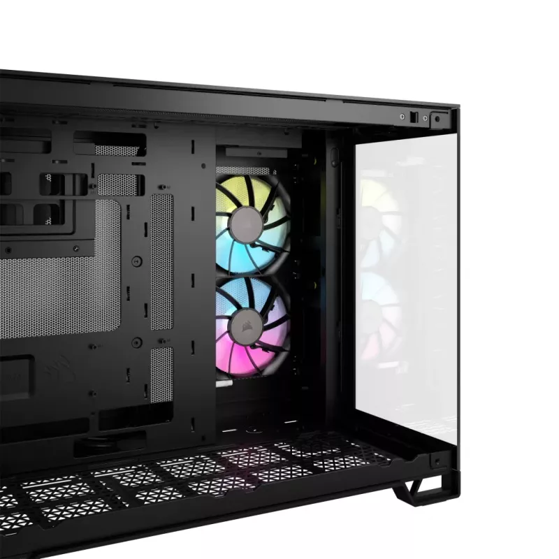 CORSAIR PC-kotelo - iCUE Link 2500X RGB Micro ATX Dual Chamber musta