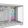 CORSAIR PC-kotelo – iCUE LINK 2500X RGB Micro-ATX Dual-Chamber valkoinen