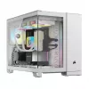 CORSAIR PC-kotelo – iCUE LINK 2500X RGB Micro-ATX Dual-Chamber valkoinen