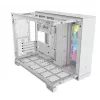 CORSAIR PC-kotelo – iCUE LINK 2500X RGB Micro-ATX Dual-Chamber valkoinen
