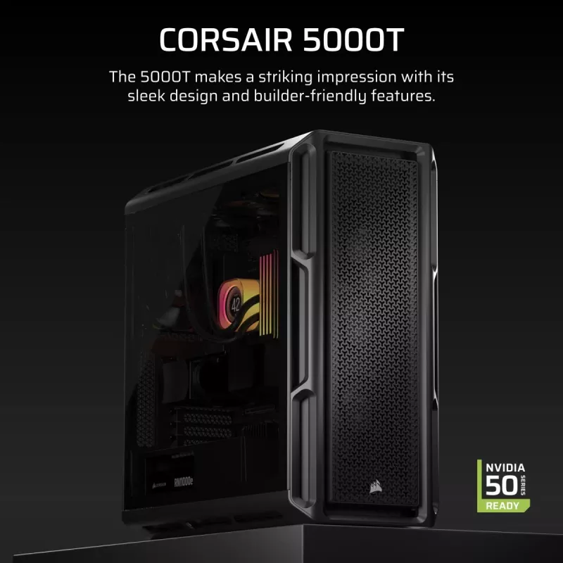 CORSAIR PC-kotelo - 5000T Mid-Tower High-Performance
