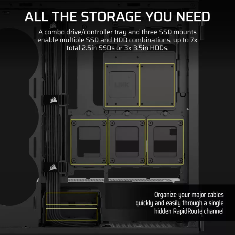 CORSAIR PC-kotelo - 5000T Mid-Tower High-Performance