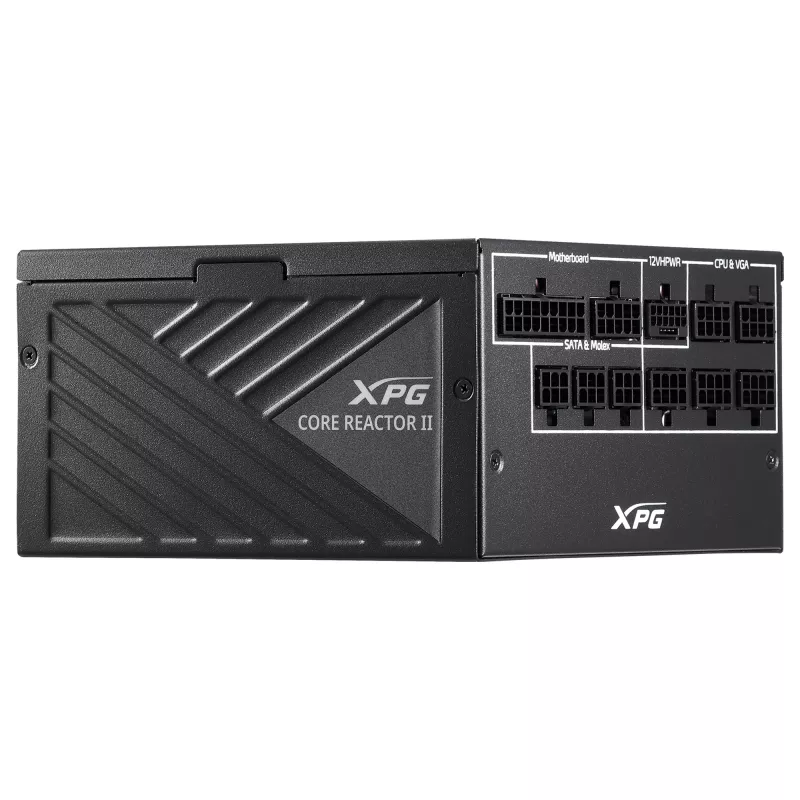 ADATA XPG COREREACTOR II 1000W virtalähde, ATX 3.0, 80 PLUS Gold, täysmodulaarinen, 100–240 V, 50/60 Hz, musta