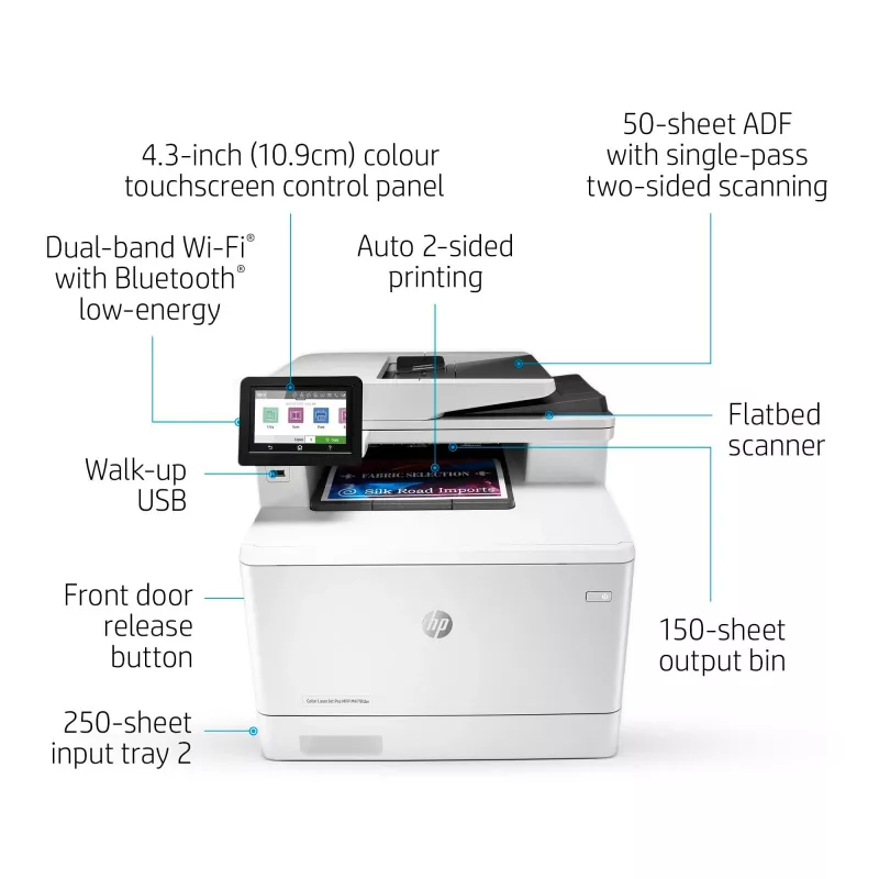 Monitoimilaite HP Color LaserJet Pro MFP M479dw lasertulostin väri