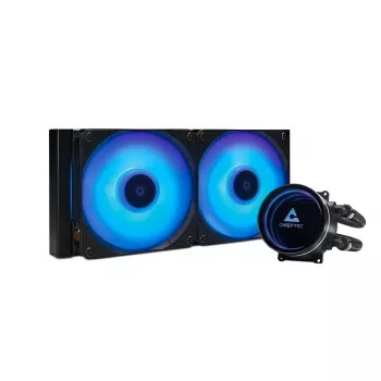 Nestemäinen CPU-jäähdytin CHIEFTEC ICEBERG 240 RGB CLC-240-RGB — 240 mm jäähdytin, AIO, RGB-valaistus