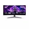 AOC AGON PRO AG346UCD tietokonenäyttö 86,4 cm (34 inch) 3440 x 1440 pikseliä Wide Quad HD QD-OLED musta, harmaa