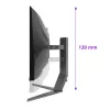 AOC AGON PRO AG346UCD tietokonenäyttö 86,4 cm (34 inch) 3440 x 1440 pikseliä Wide Quad HD QD-OLED musta, harmaa